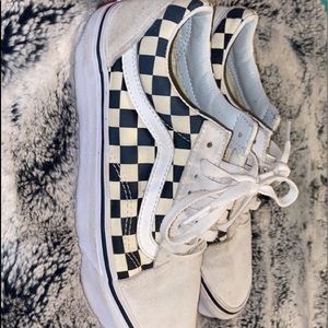 Comfortable, trendy, checkered vans